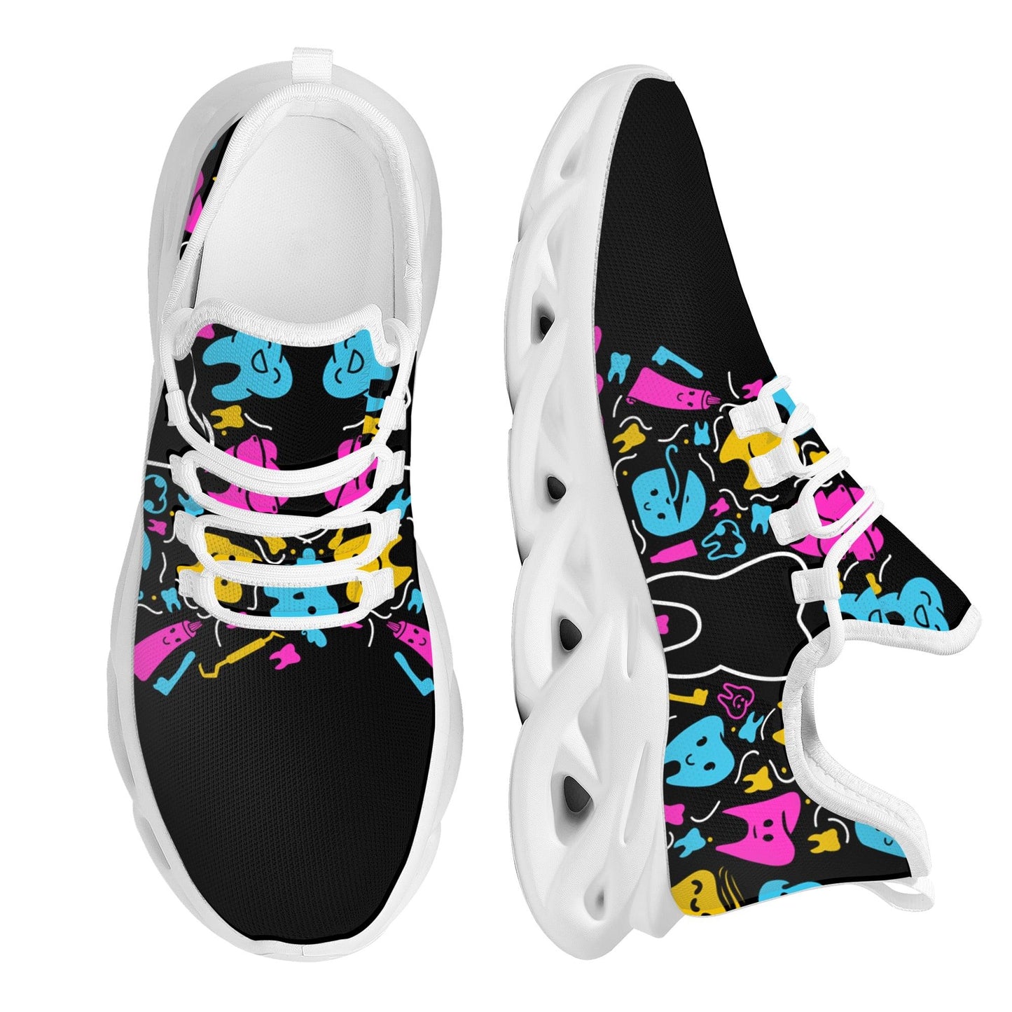 Dentist Medical Items Starry Sky Sneakers - Thumbedtreats