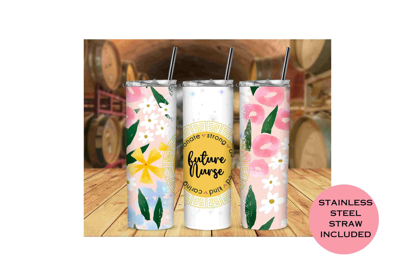 Future Nurse 20oz tumbler personalized gift for doctor nurse appreciation gift for RN personalized tumbler gift grad medic insulated coffee travel cup