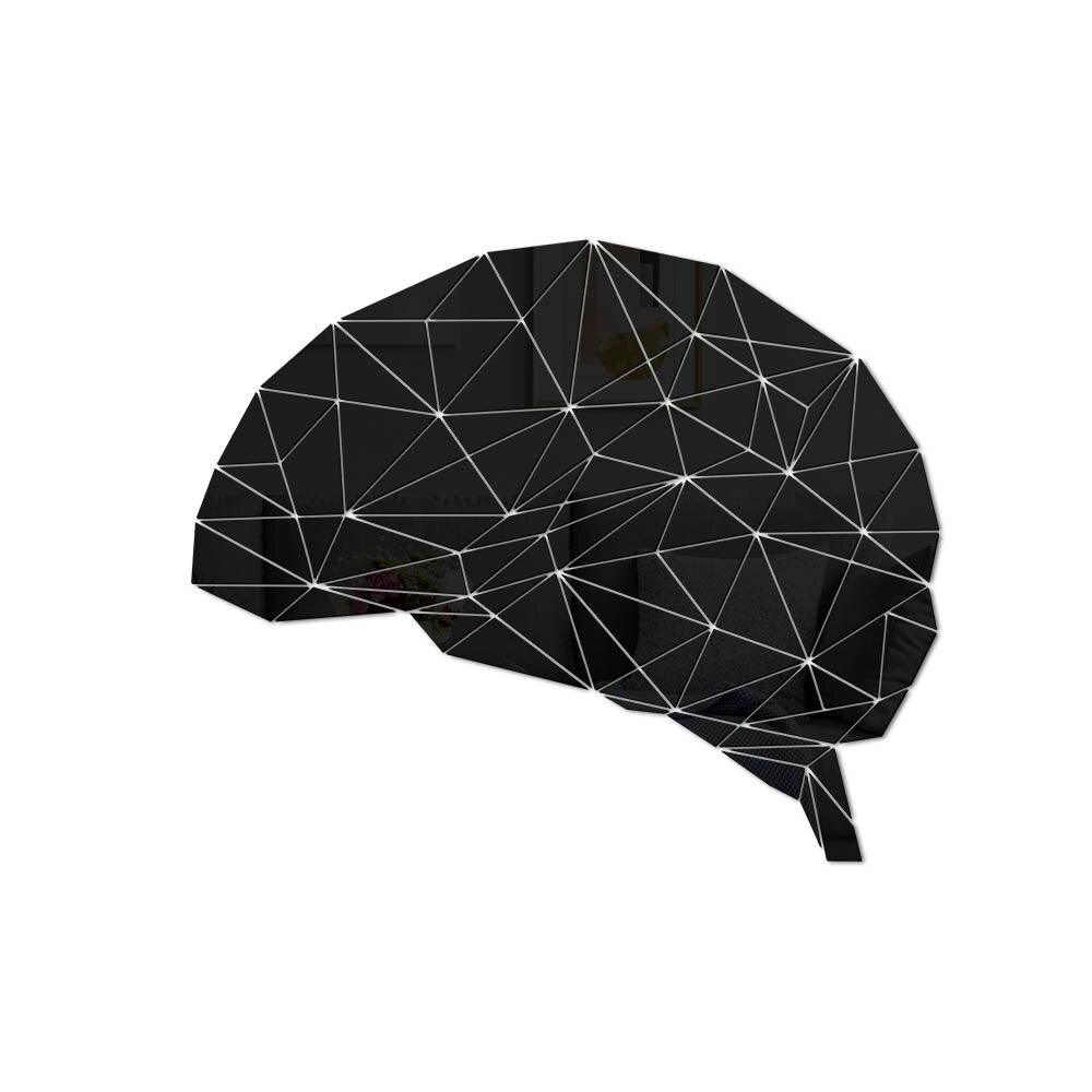 Brain Mind Acrylic Mirror Wall Stickers Neuroscience Wall Art Brain Anatomy 3D Decal Medical Office Decor Psychologist Gift idea - Thumbedtreats