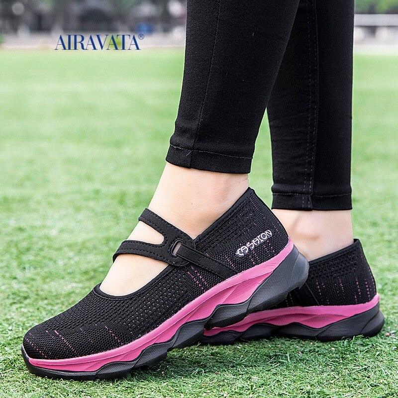 Nurse Casual Sneakers Womens Casual Comfortable Breathable Walking Shoes Slip on Light Mom Flatform Boat Shoe Anti-slip