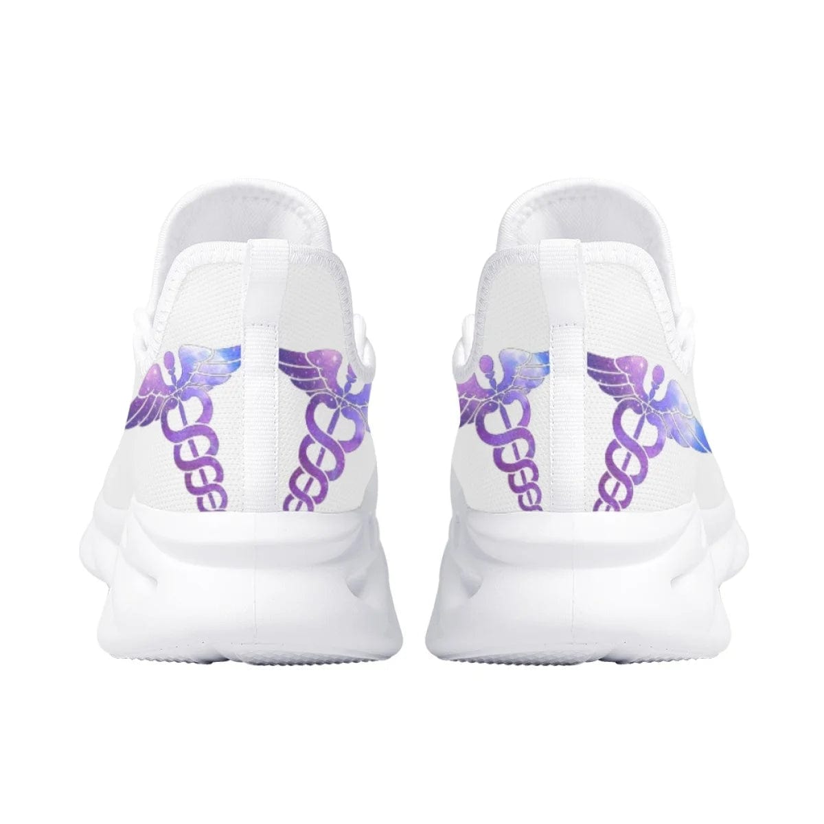 Unisex White Nursing Shoes Cute Cartoon Nurse Doctor Healthcare Brand Design Ladies Mesh Flats Sneakers