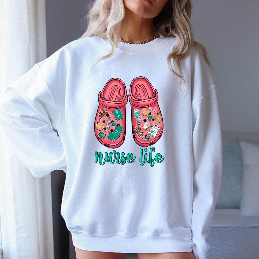 Nurse Coffee Cups Western Nurse Life Decals Iron On Medical Equipment DTF Transfers Ready To Press For Bag Clothing - Thumbedtreats