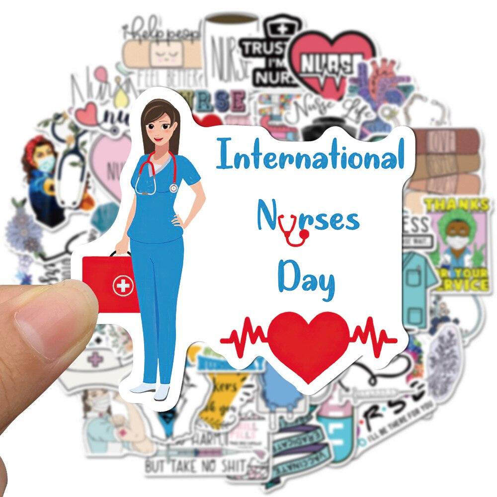 Doctor Nurse Pharmacist TV Show Scrapbooking Stickers Decal for For Guitar Laptop Luggage Car Fridge Graffiti Sticker - Thumbedtreats