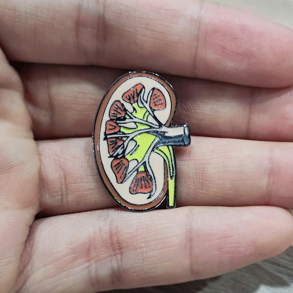 All Anatomy Brooch Enamel Lapel Pins Medical Jewelry Badge Biology Gift for Doctor Nurse Medical Student