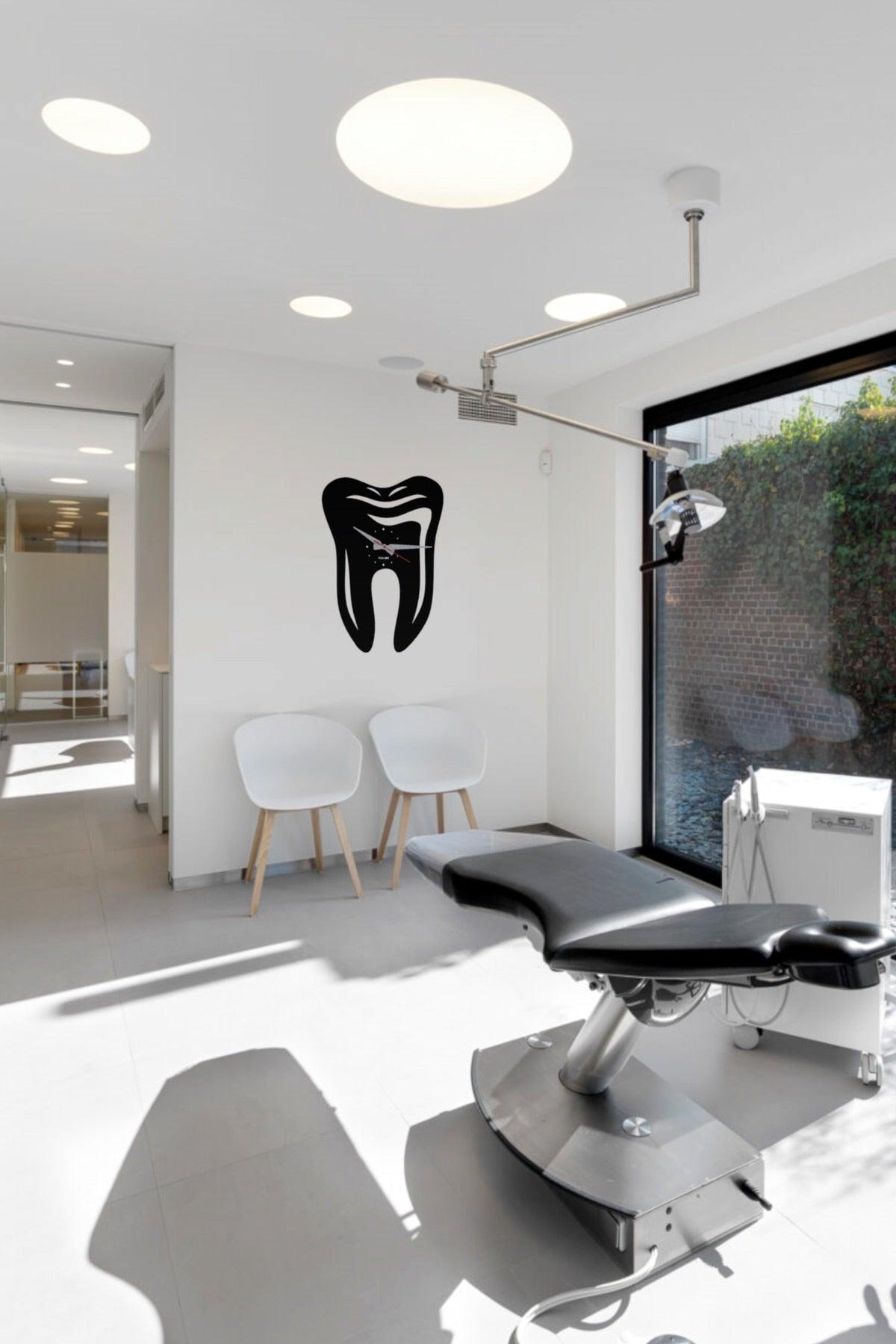 Dental Art Themed Wall Clock Gift for Dental Clinics Wall clock for Dentists and Dental Surgeon Wall clock gifts for dentists