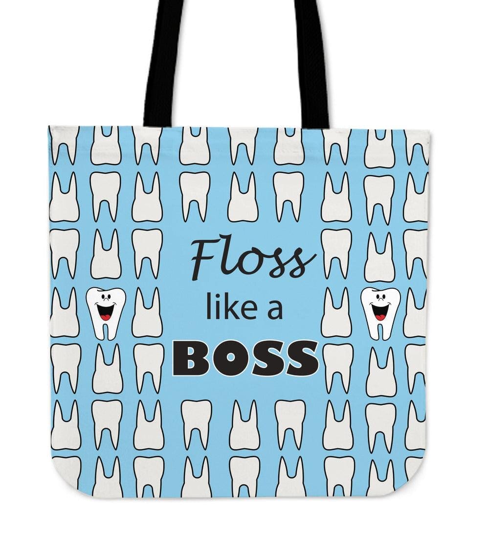 Floss like a BOSS Dental Tote Bag [thumbedtreats] 