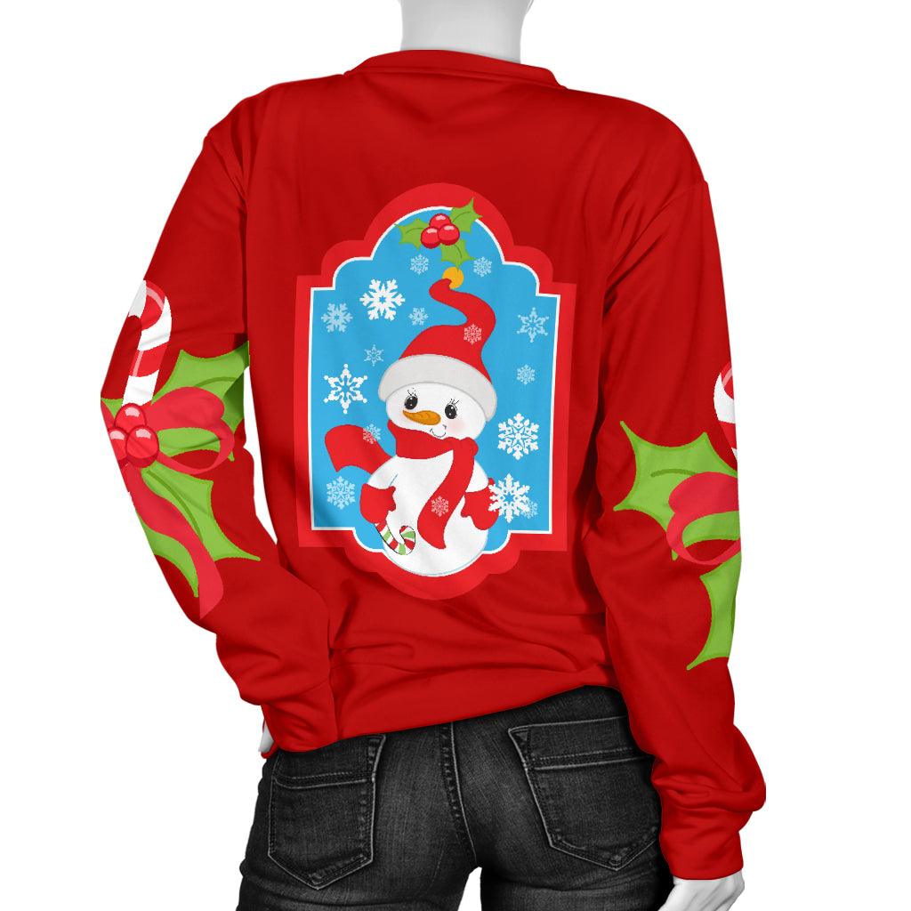 Ugly Christmas Sweater for Women with Snowman - Thumbedtreats