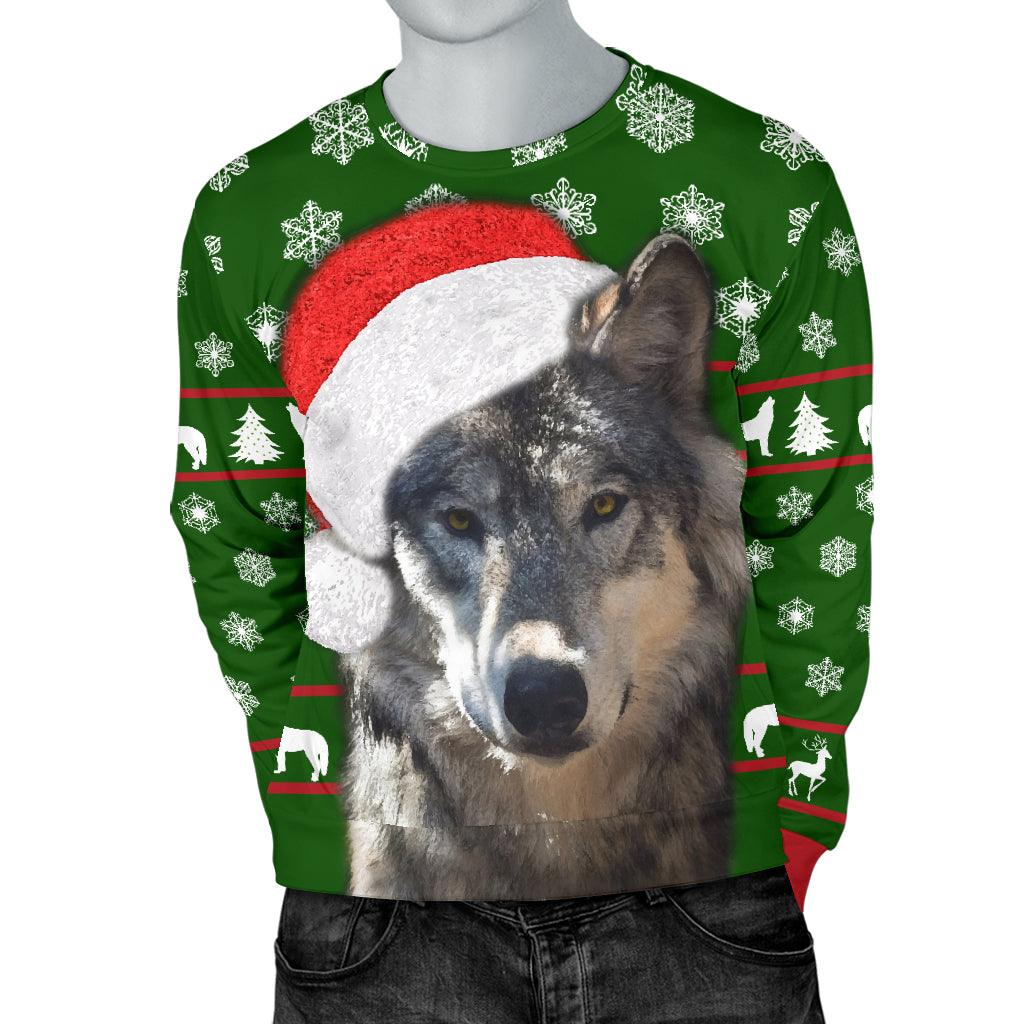 Santa Wolf Christmas Sweater