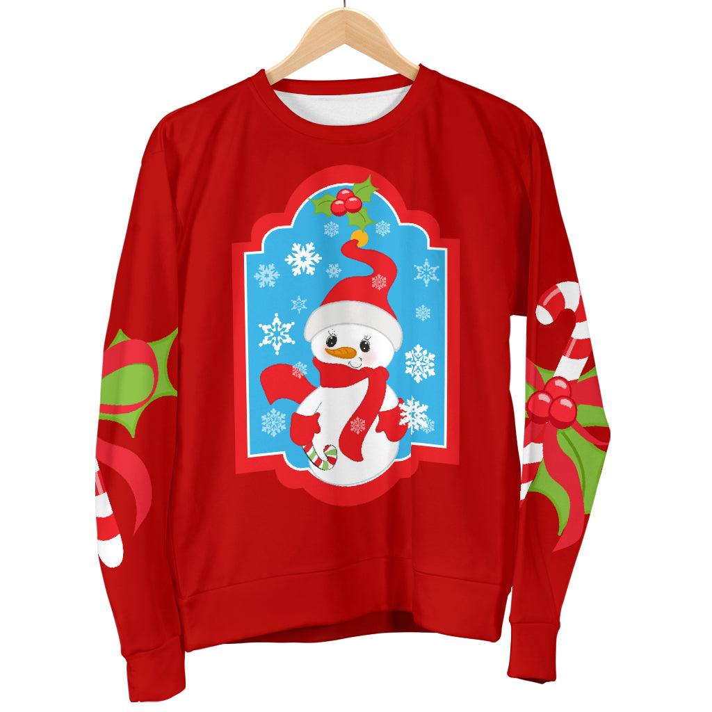 Ugly Christmas Sweater for Women with Snowman