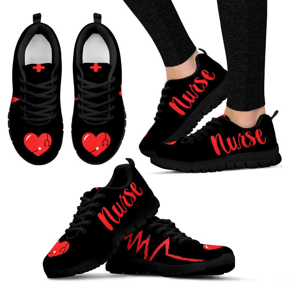 Nurse - Women's Black Sole - Women's Sneakers sneakers [thumbedtreats] 