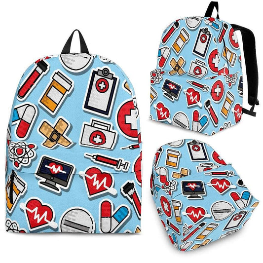 Nurse Stickers Backpack
