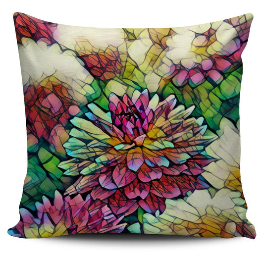 Bright Flower Pillow Cover - Thumbedtreats