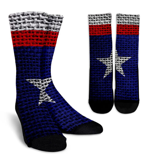 Our Texas Flag Crew Socks