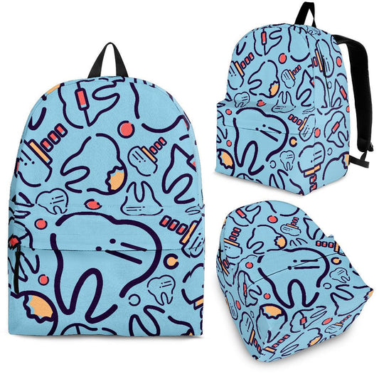 Dentist Blue Tooth Backpack - Thumbedtreats
