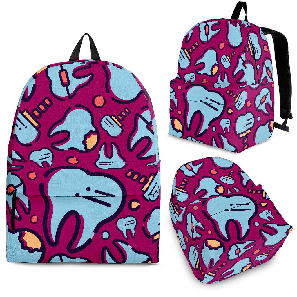 Dentist blue and Pink Backpack