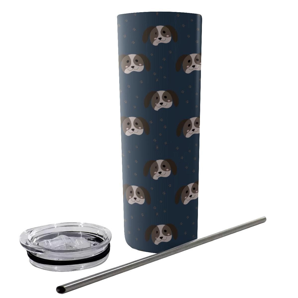 Vet Dog Tumbler With Stainless Steel Straw 20oz
