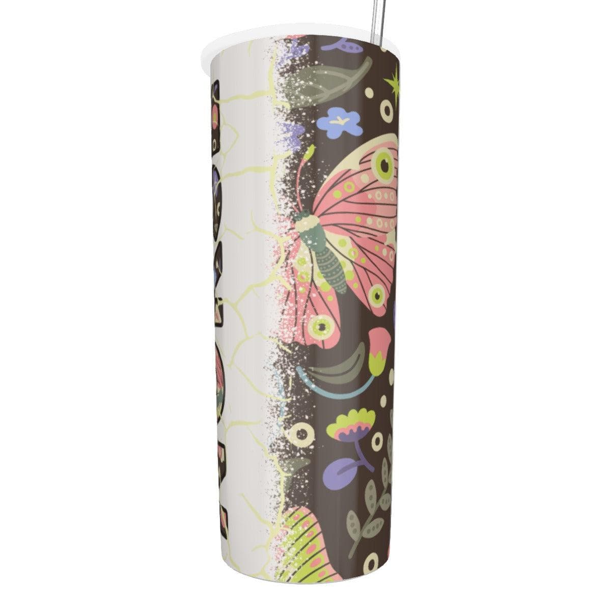Nurse Loves Nature Tumbler With Stainless Steel Straw 20oz - Thumbedtreats