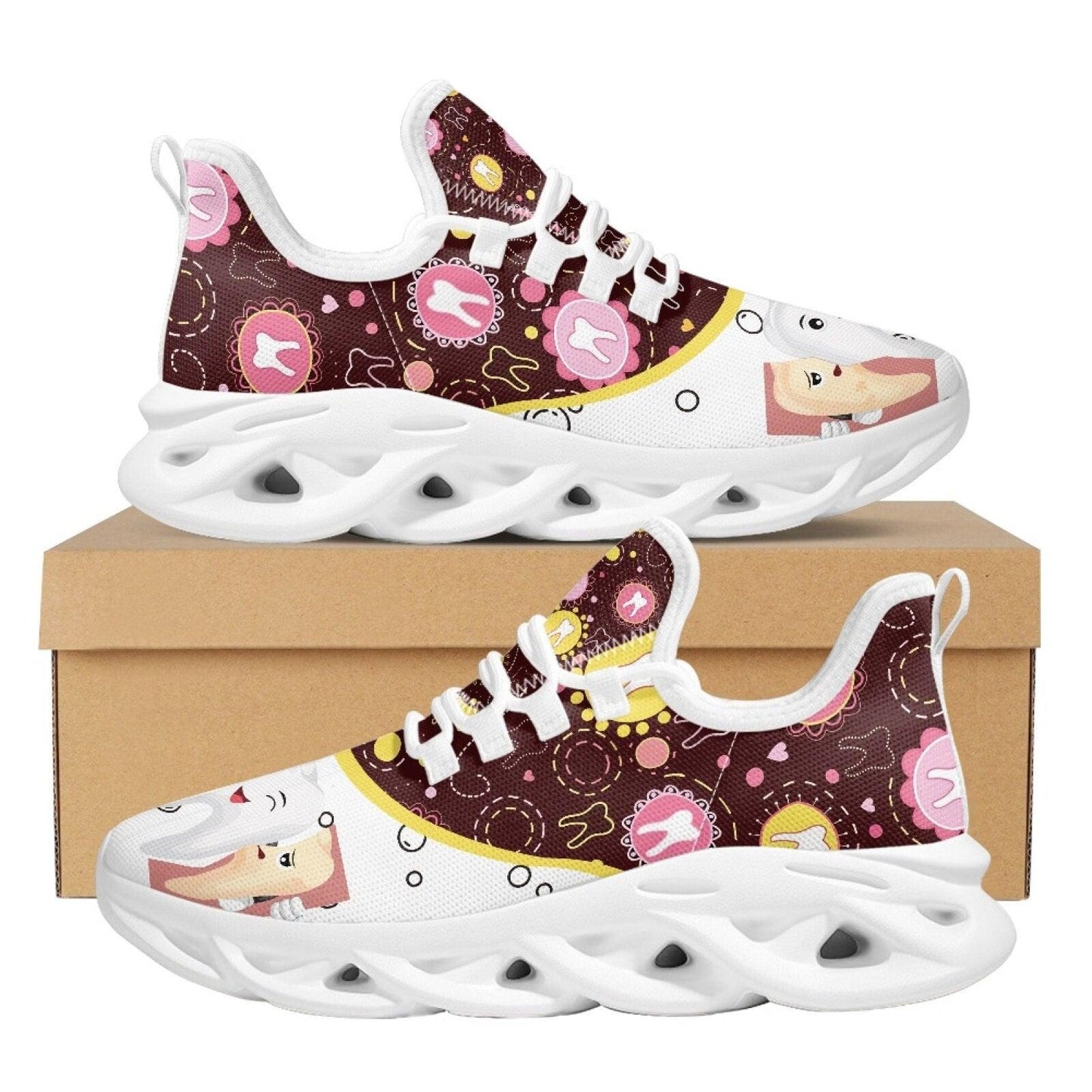 Dental Dual Colors Tooth Fairy Sneakers - Thumbedtreats
