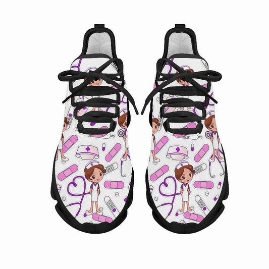Nurse with Stethoscope Sneakers - Thumbedtreats