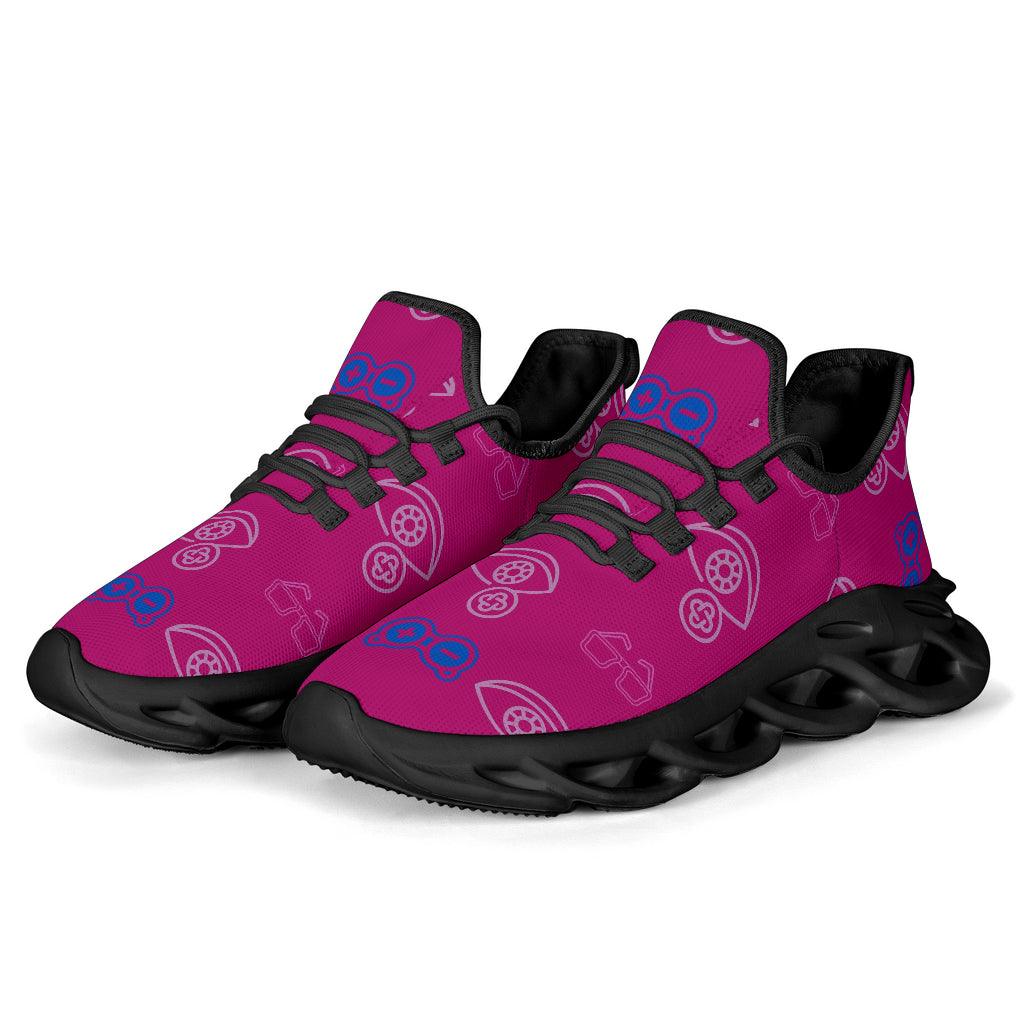 Optician Hot Pink Sneakers - Thumbedtreats